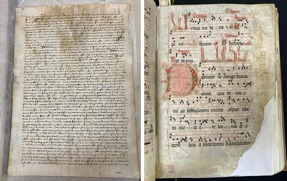 Pergamena bastarda e Antifonario (Claudio Rosa)